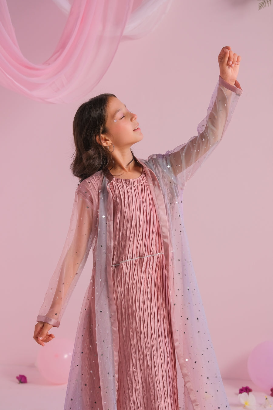 Sprinkles Stitched 2 Piece Formals Festive Kids Collection'2025-Twinkle - 2pc - Top & Slip