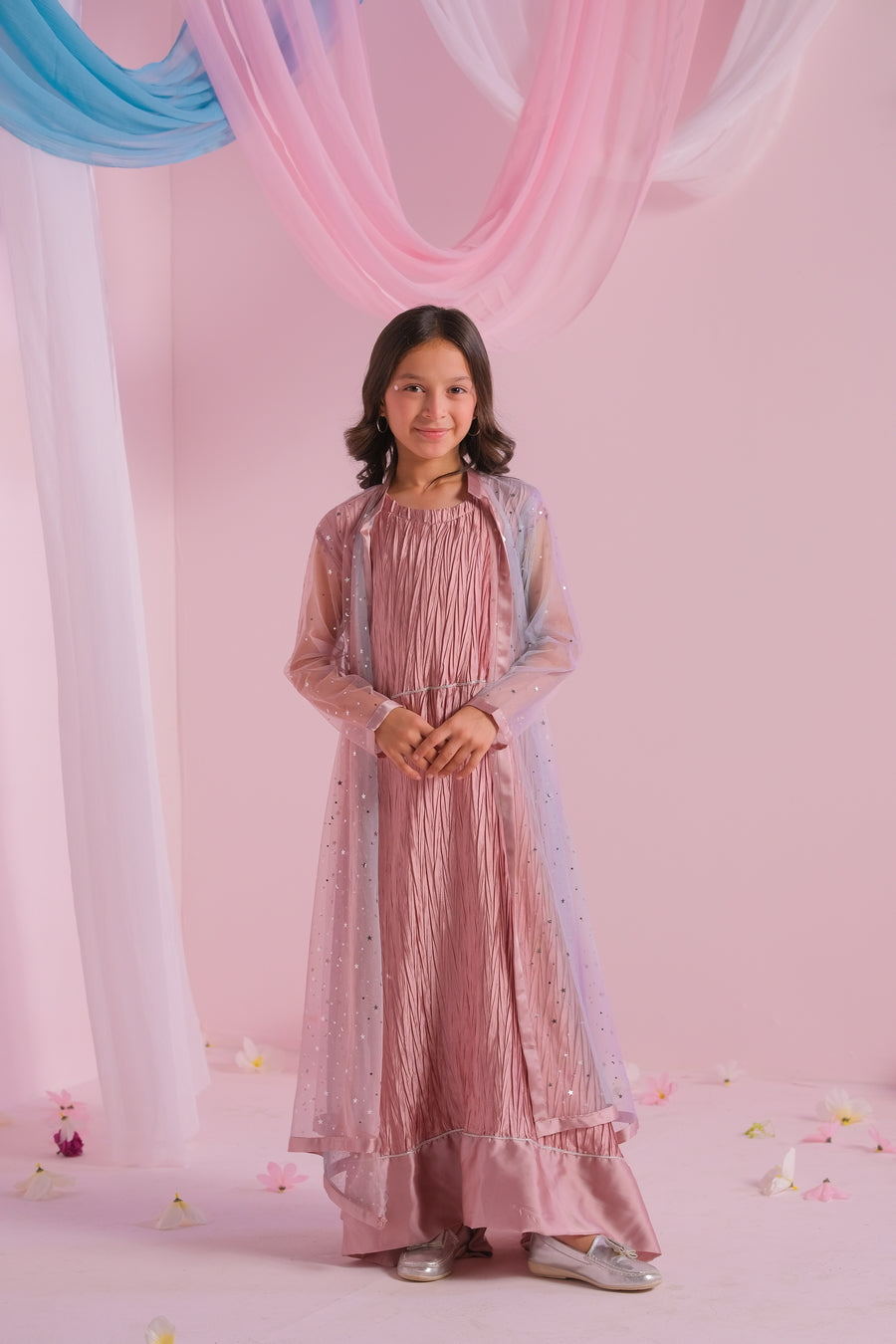 Sprinkles Stitched 2 Piece Formals Festive Kids Collection'2025-Twinkle - 2pc - Top & Slip