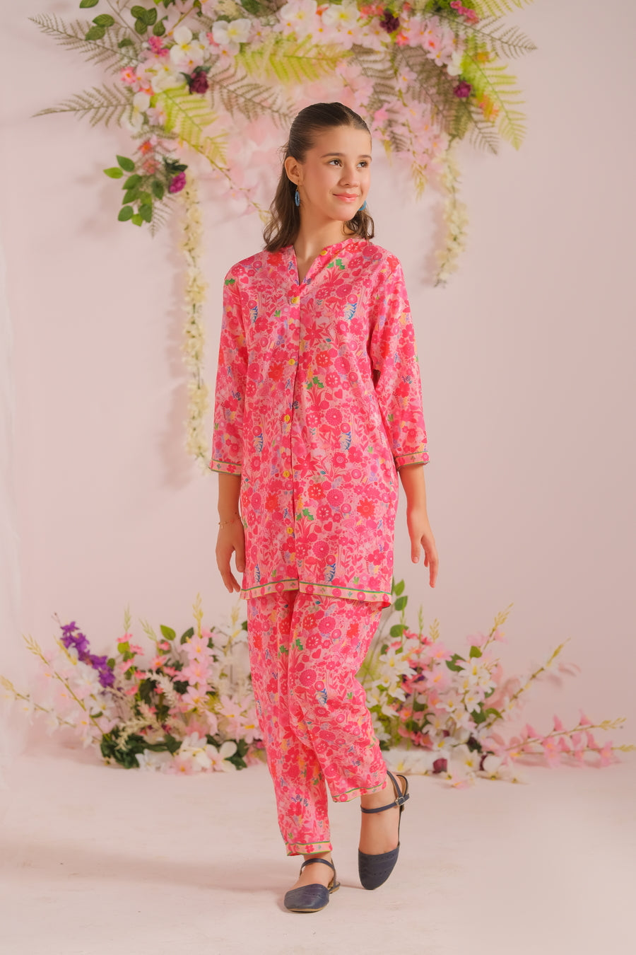 Sprinkles Stitched 2 Piece Summer Co Ord Sets Kids Collection'2025-Petal Party - Co-ord Set