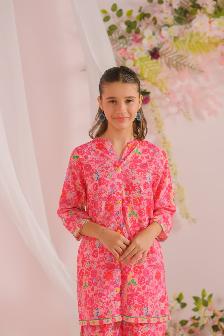 Sprinkles Stitched 2 Piece Summer Co Ord Sets Kids Collection'2025-Petal Party - Co-ord Set