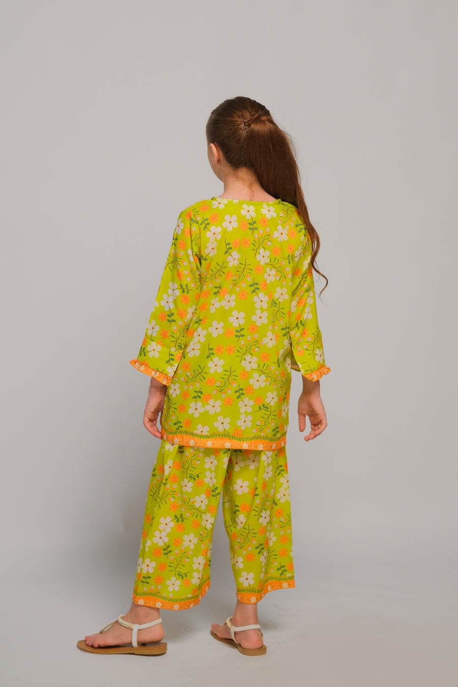 Sprinkles Stitched 2 Piece Summer Co Ord Sets Kids Collection'2025-Lemon Lit - Co-ord Set