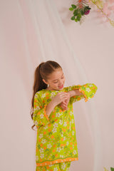 Sprinkles Stitched 2 Piece Summer Co Ord Sets Kids Collection'2025-Lemon Lit - Co-ord Set