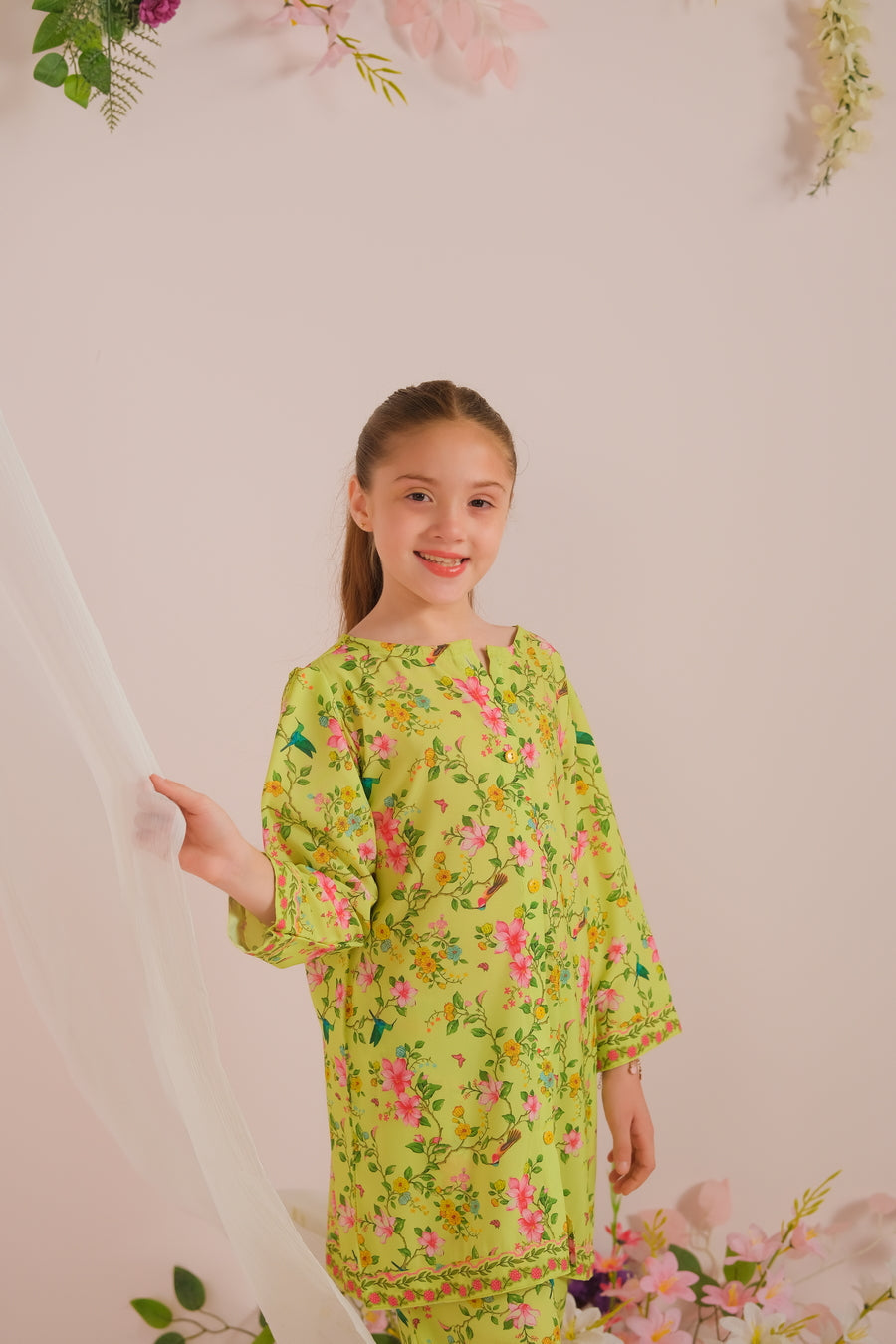 Sprinkles Stitched 2 Piece Summer Co Ord Sets Kids Collection'2025-Sunshine Garden - Co-ord Set