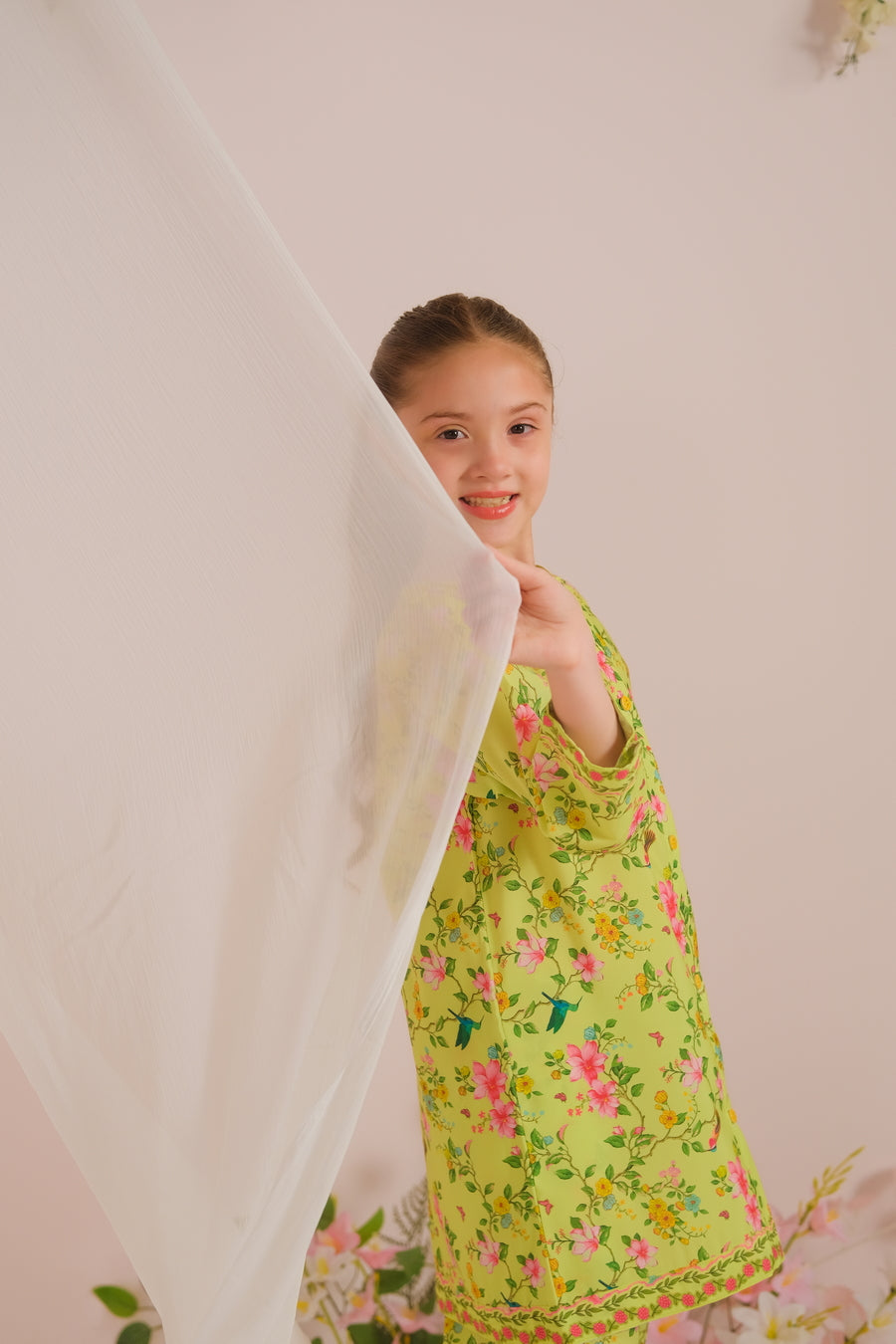 Sprinkles Stitched 2 Piece Summer Co Ord Sets Kids Collection'2025-Sunshine Garden - Co-ord Set