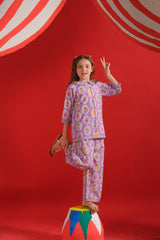 Sprinkles Stitched 2 Piece Summer Co Ord Sets Kids Collection'2025-Bloom Berry - Co-ord Set
