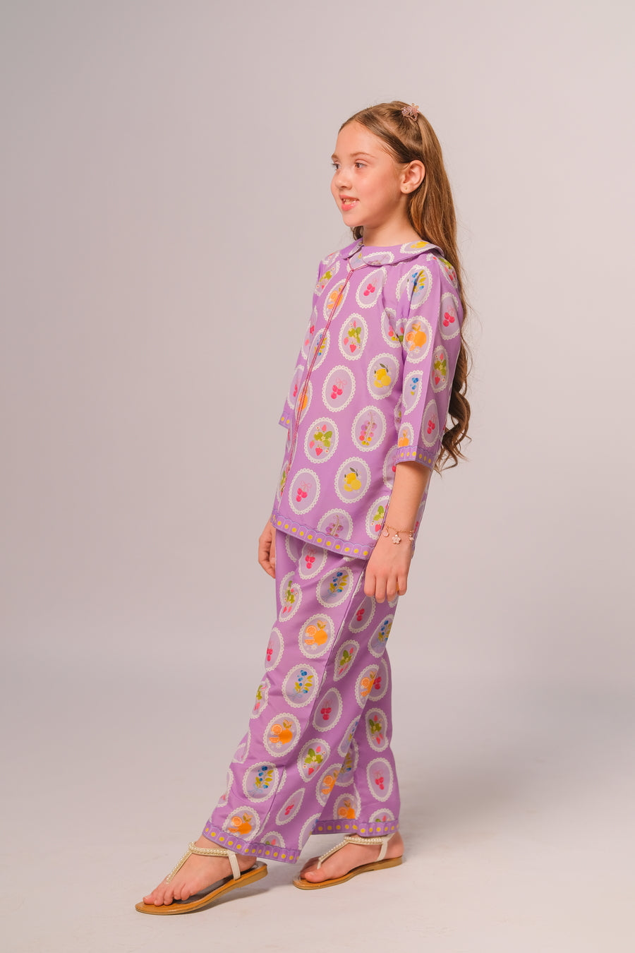 Sprinkles Stitched 2 Piece Summer Co Ord Sets Kids Collection'2025-Bloom Berry - Co-ord Set