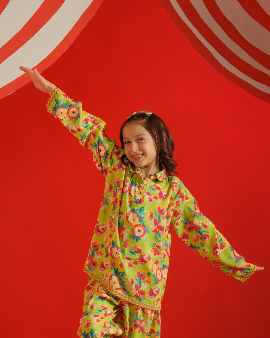 Sprinkles Stitched 2 Piece Summer Co Ord Sets Kids Collection'2025-Neon Fest - Co-ord Set