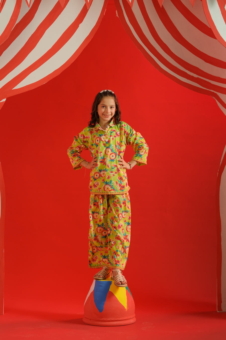 Sprinkles Stitched 2 Piece Summer Co Ord Sets Kids Collection'2025-Neon Fest - Co-ord Set