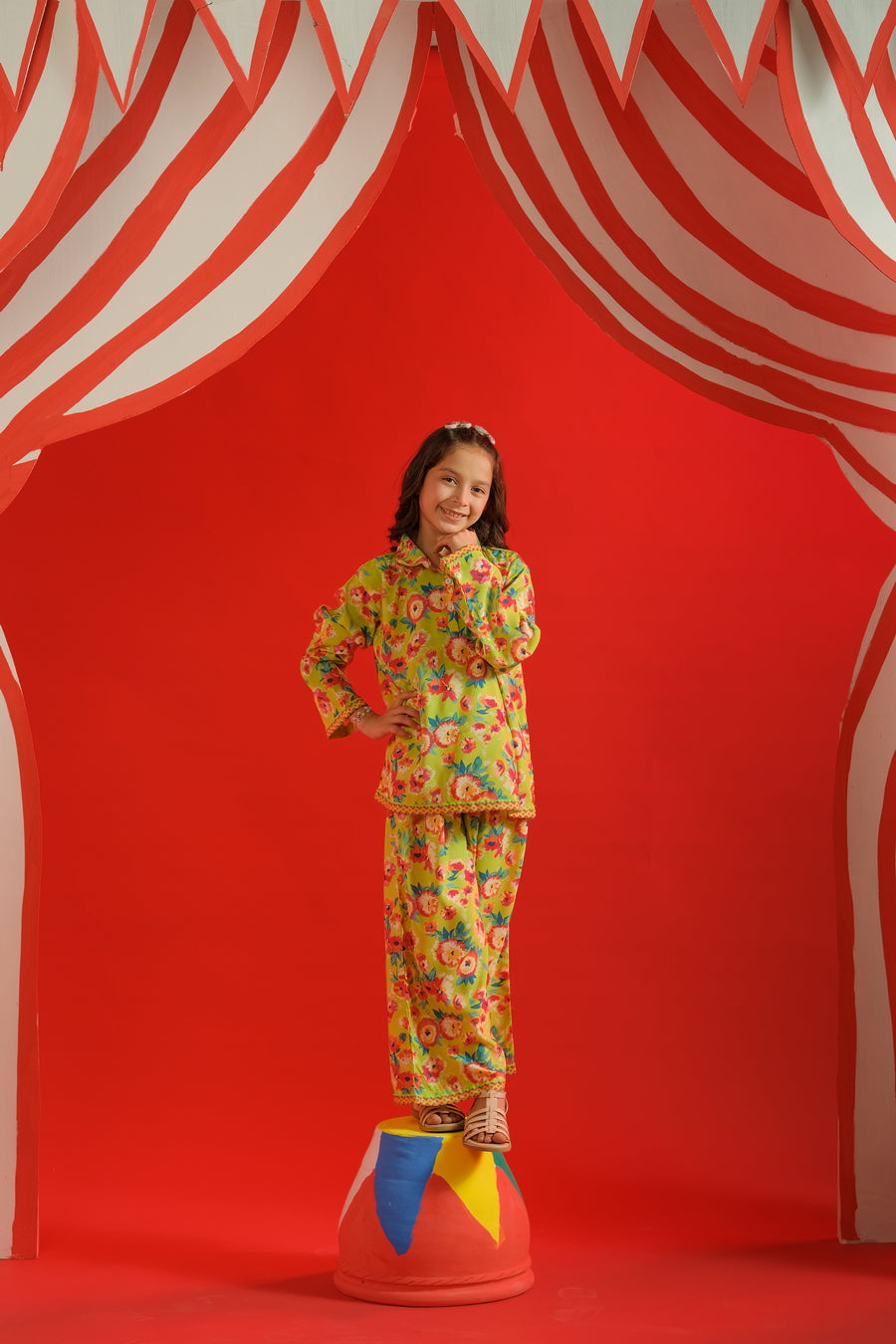 Sprinkles Stitched 2 Piece Summer Co Ord Sets Kids Collection'2025-Neon Fest - Co-ord Set