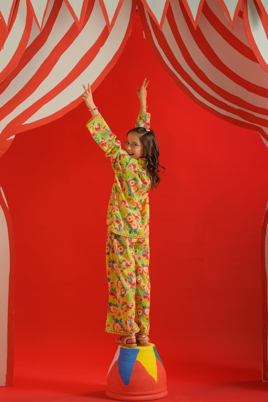 Sprinkles Stitched 2 Piece Summer Co Ord Sets Kids Collection'2025-Neon Fest - Co-ord Set