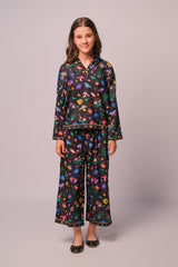 Sprinkles Stitched 2 Piece Summer Co Ord Sets Kids Collection'2025-Midnight Petals - Co-ord Set