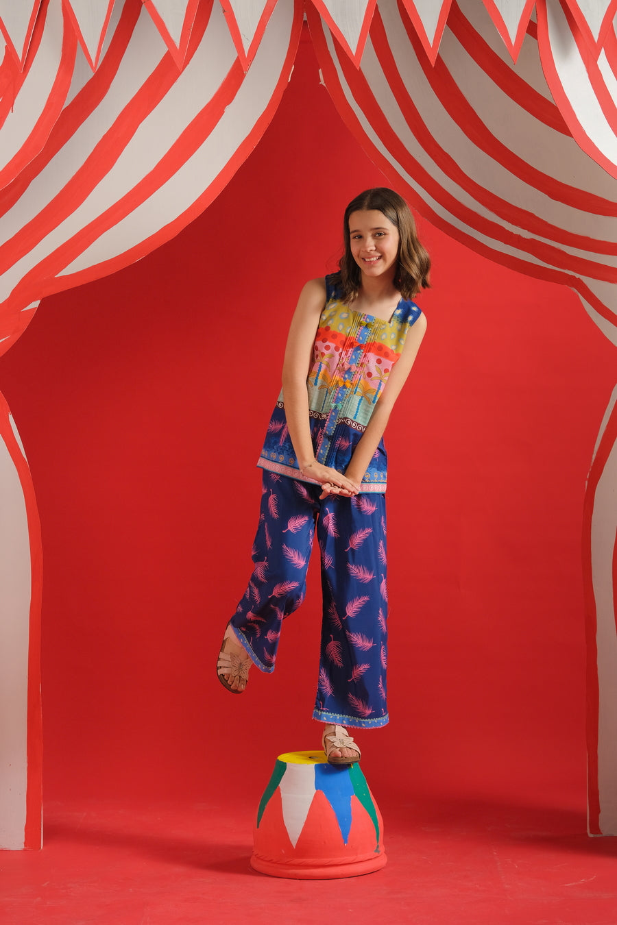 Sprinkles Stitched 2 Piece Summer Co Ord Sets Kids Collection'2025-Tropical Breeze - Co-ord Set