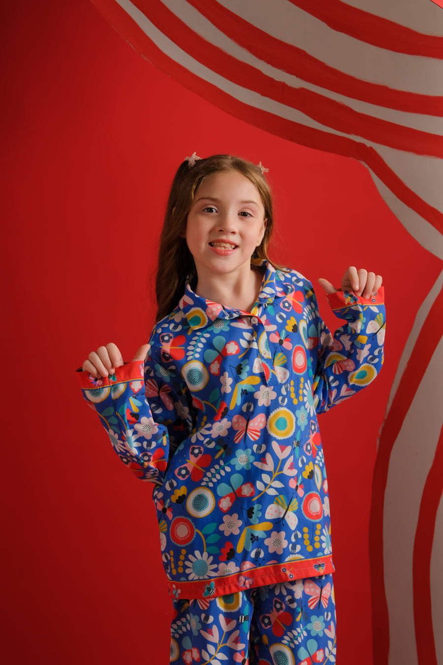 Sprinkles Stitched 2 Piece Summer Co Ord Sets Kids Collection'2025-Butterfly - Co-ord Set