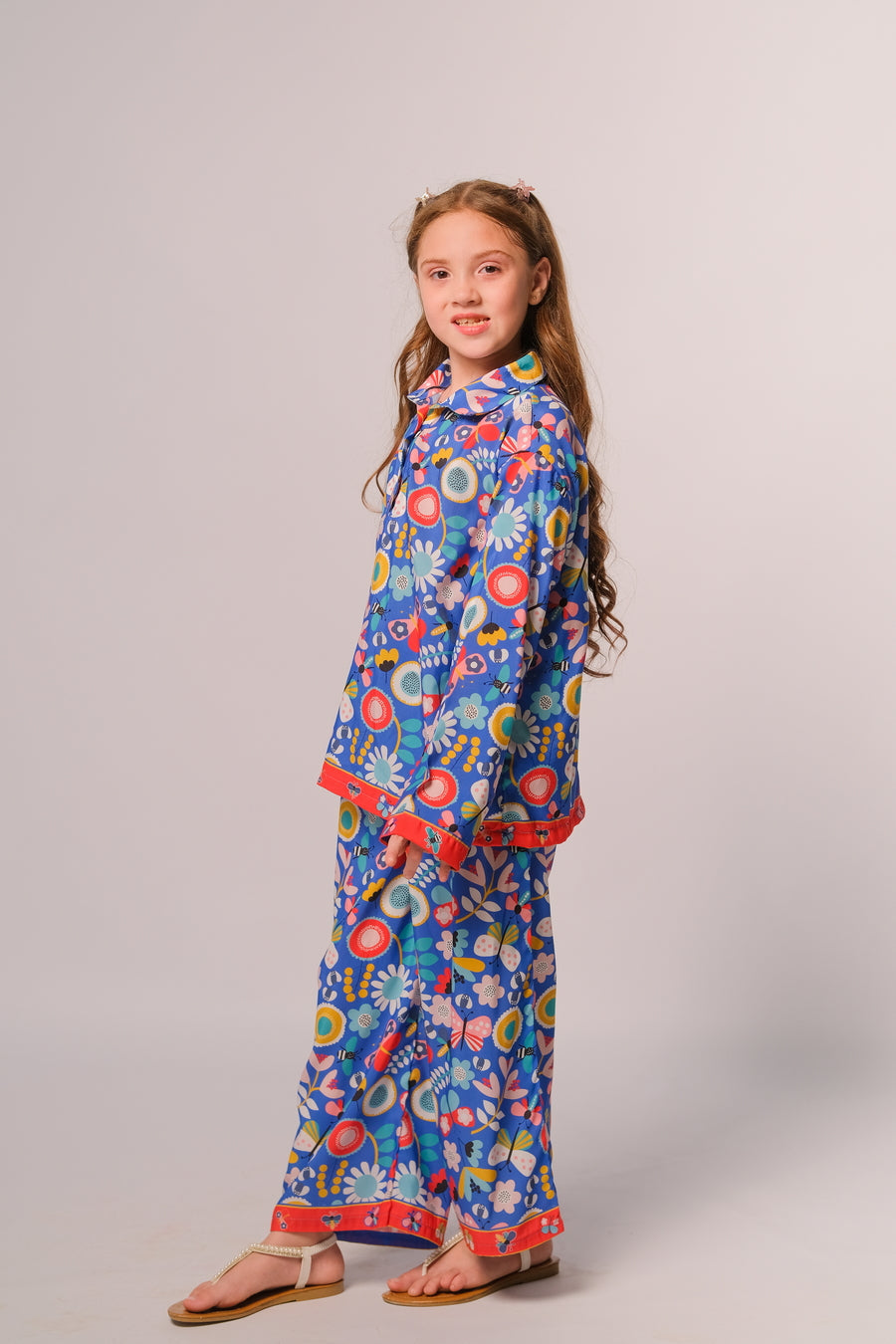 Sprinkles Stitched 2 Piece Summer Co Ord Sets Kids Collection'2025-Butterfly - Co-ord Set
