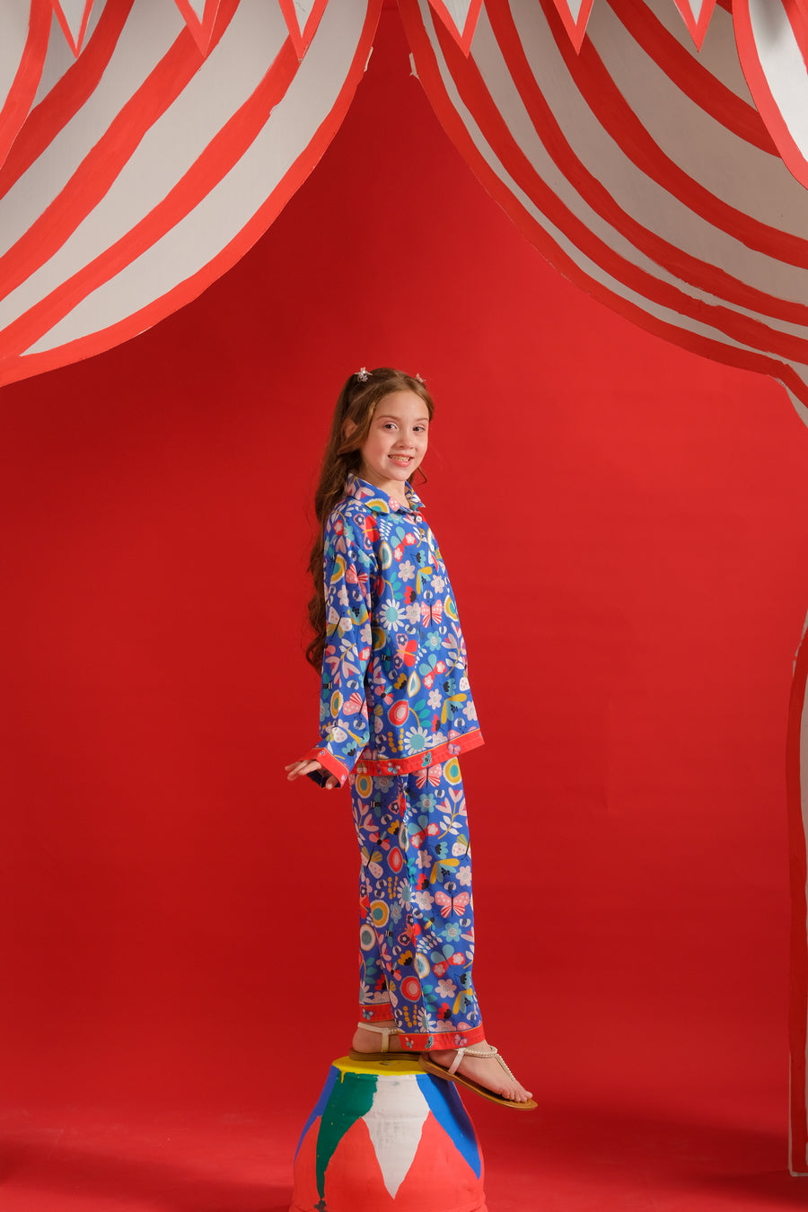 Sprinkles Stitched 2 Piece Summer Co Ord Sets Kids Collection'2025-Butterfly - Co-ord Set