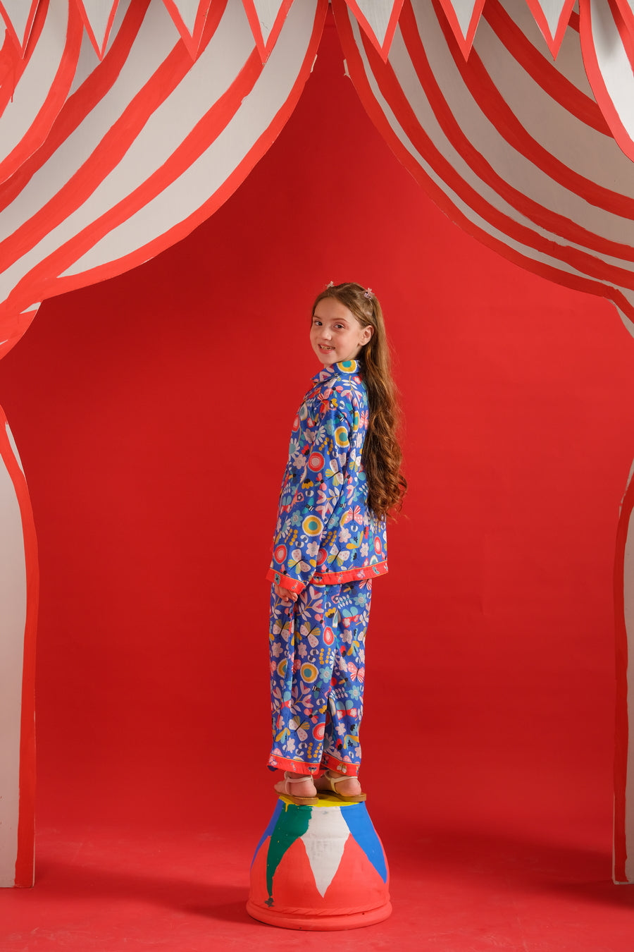 Sprinkles Stitched 2 Piece Summer Co Ord Sets Kids Collection'2025-Butterfly - Co-ord Set