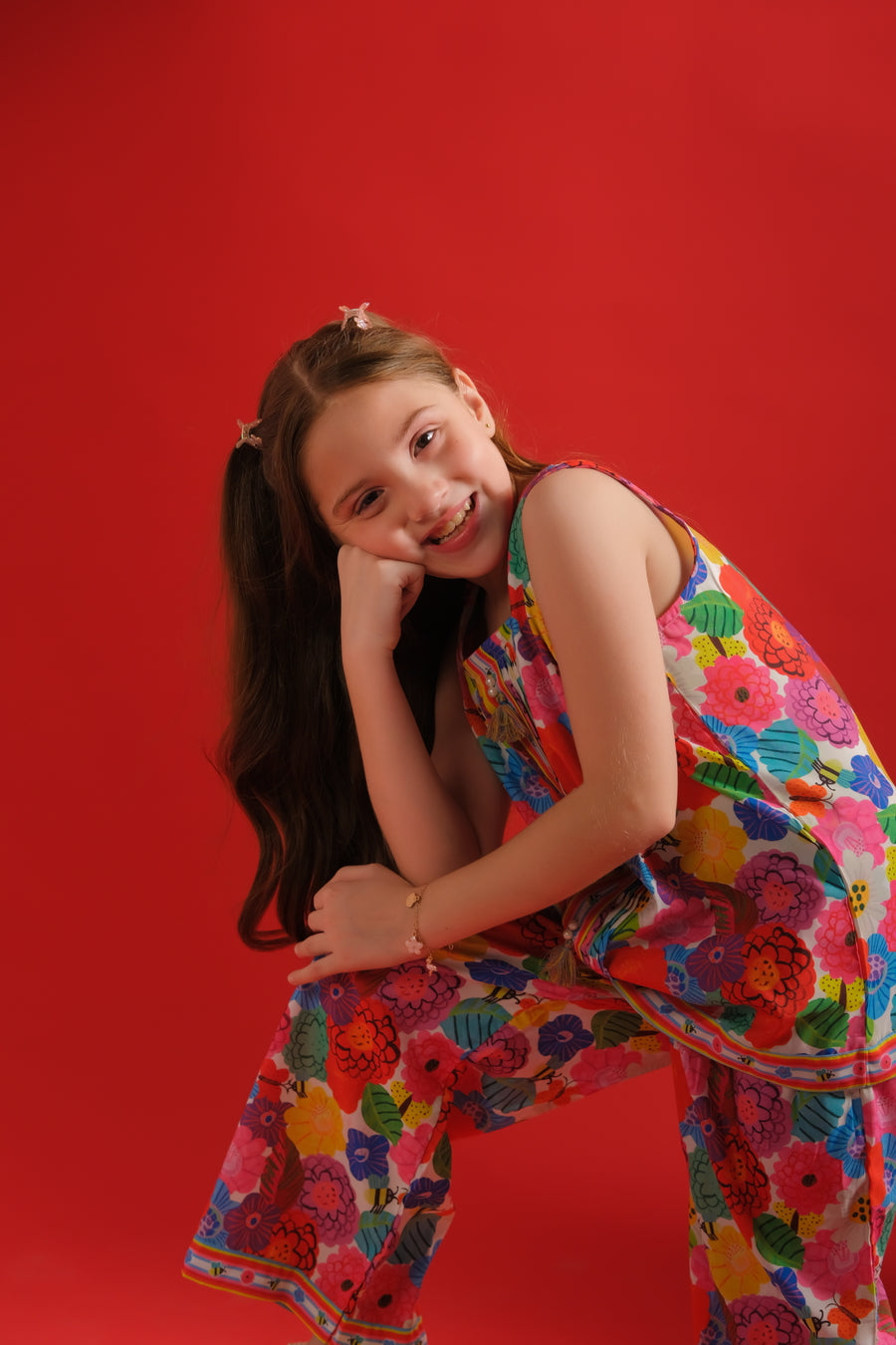 Sprinkles Stitched 2 Piece Summer Co Ord Sets Kids Collection'2025-Vivid - Co-ord Set