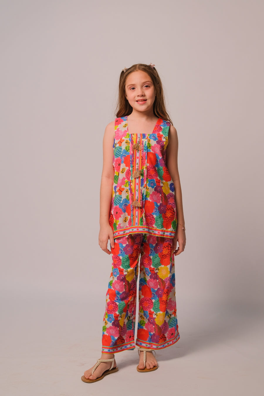 Sprinkles Stitched 2 Piece Summer Co Ord Sets Kids Collection'2025-Vivid - Co-ord Set
