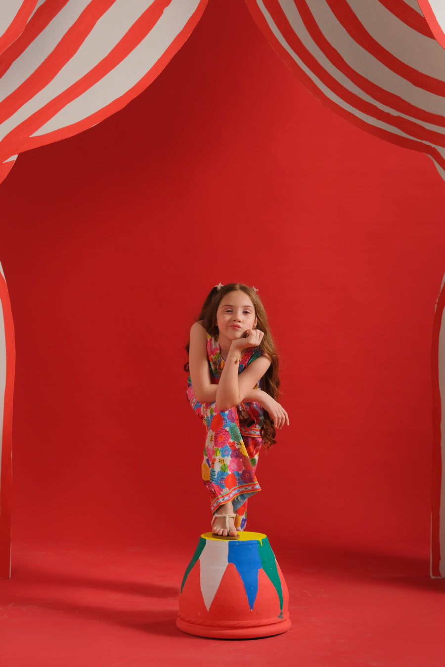 Sprinkles Stitched 2 Piece Summer Co Ord Sets Kids Collection'2025-Vivid - Co-ord Set