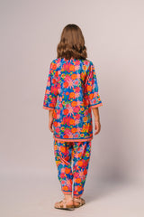 Sprinkles Stitched 2 Piece Summer Co Ord Sets Kids Collection'2025-Flora - Co-ord Set