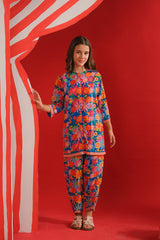 Sprinkles Stitched 2 Piece Summer Co Ord Sets Kids Collection'2025-Flora - Co-ord Set