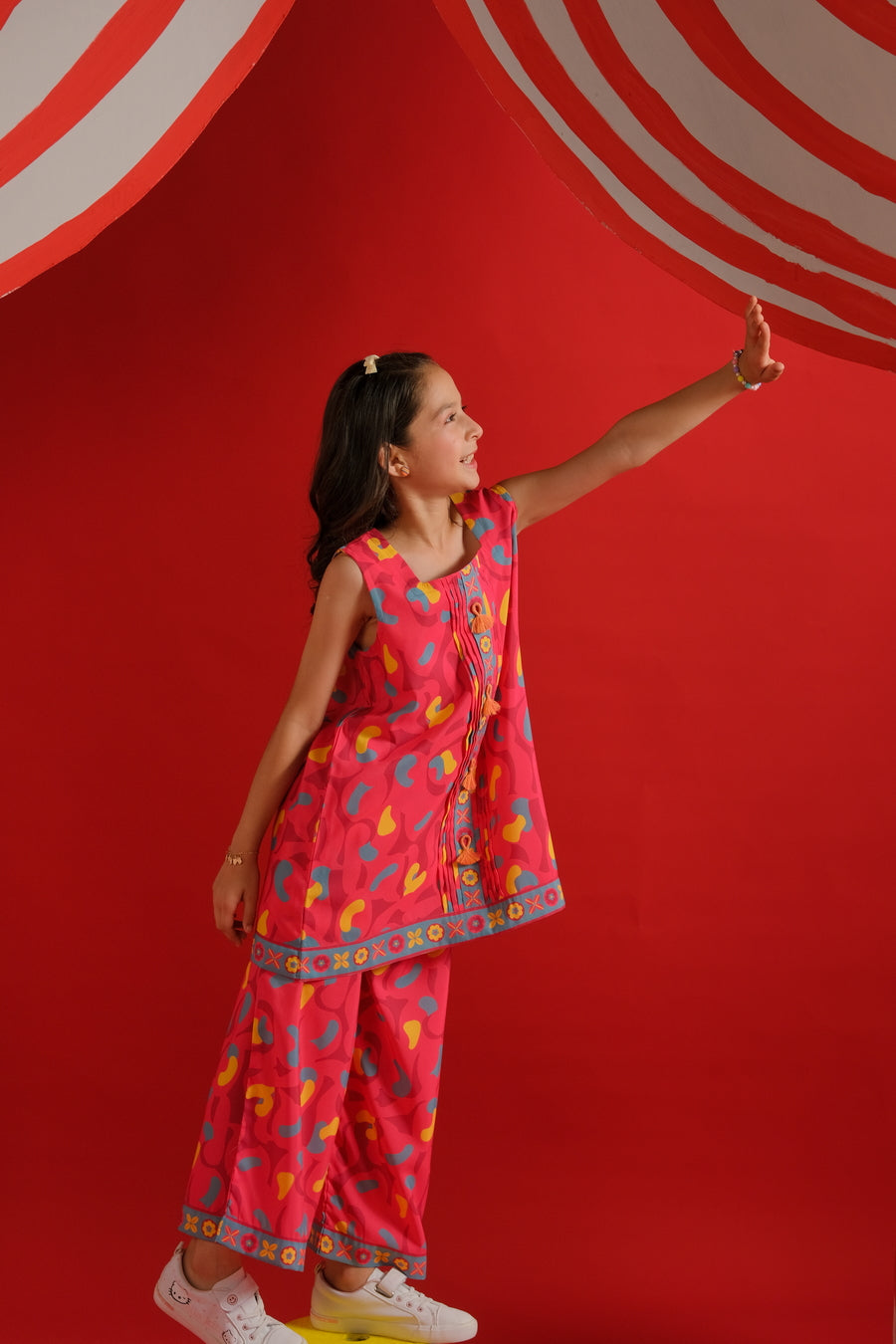 Sprinkles Stitched 2 Piece Summer Co Ord Sets Kids Collection'2025-Color Burst - Co-ord Set