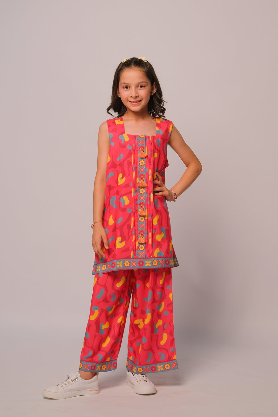 Sprinkles Stitched 2 Piece Summer Co Ord Sets Kids Collection'2025-Color Burst - Co-ord Set