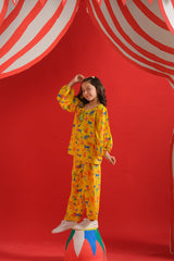 Sprinkles Stitched 2 Piece Summer Co Ord Sets Kids Collection'2025-Yellow Dreams - Co-ord Set