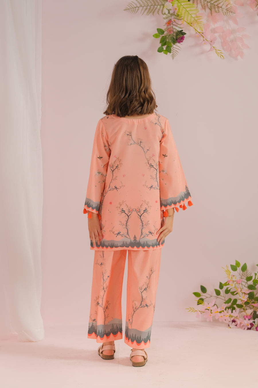 Sprinkles Stitched 2 Piece Summer Co Ord Sets Kids Collection'2025-Floral Fantasy - 2pcs