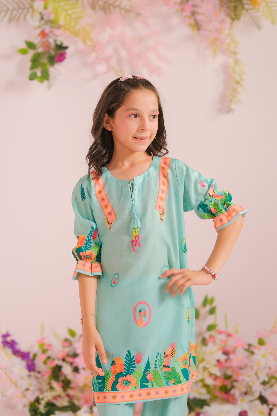 Sprinkles Stitched 2 Piece Summer Co Ord Sets Kids Collection'2025-Colorful Carnival - 2pcs