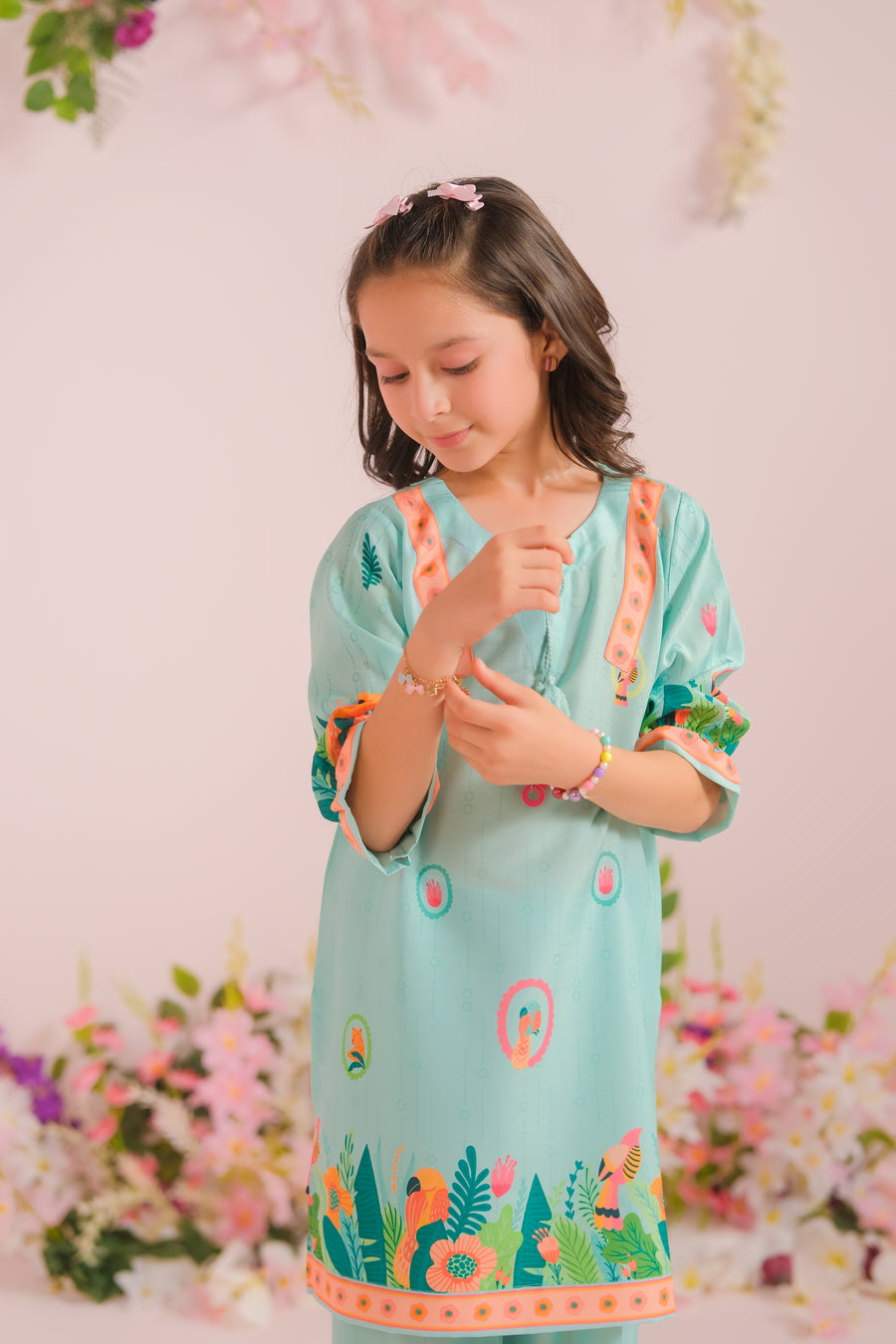 Sprinkles Stitched 2 Piece Summer Co Ord Sets Kids Collection'2025-Colorful Carnival - 2pcs