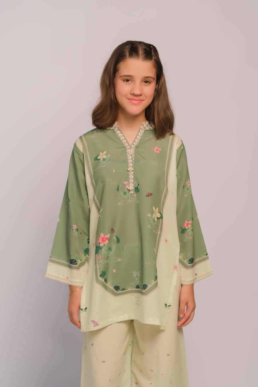 Sprinkles Stitched 2 Piece Summer Co Ord Sets Kids Collection'2025-Elegant Essence -2pcs