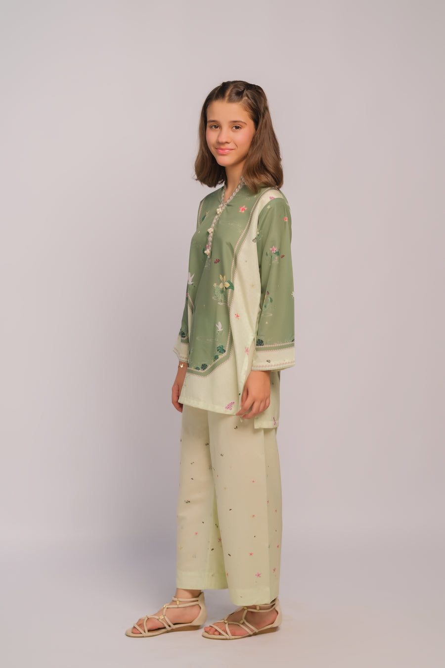 Sprinkles Stitched 2 Piece Summer Co Ord Sets Kids Collection'2025-Elegant Essence -2pcs