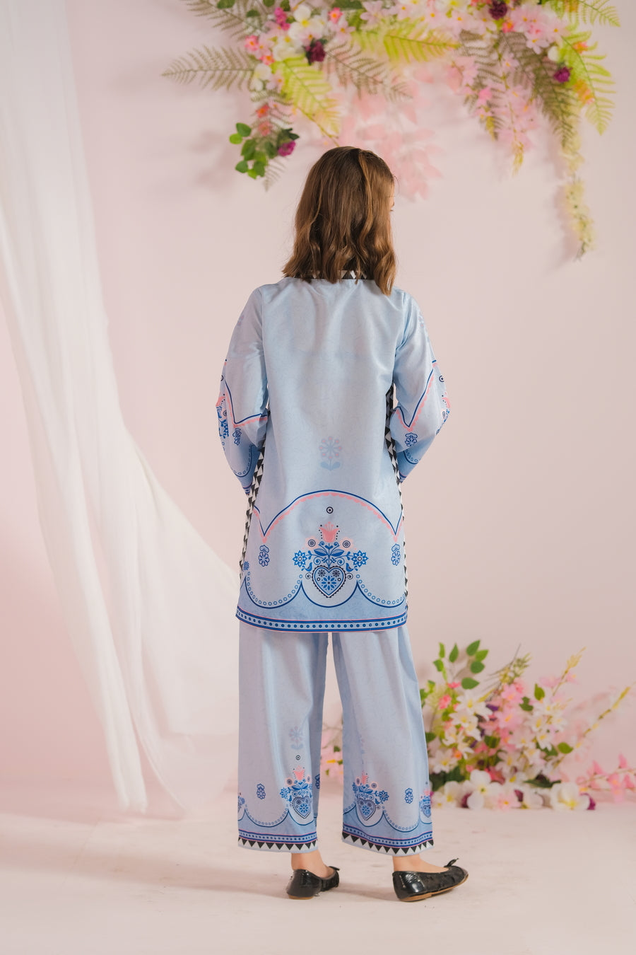 Sprinkles Stitched 2 Piece Summer Co Ord Sets Kids Collection'2025-Royal Radiance - 2pcs