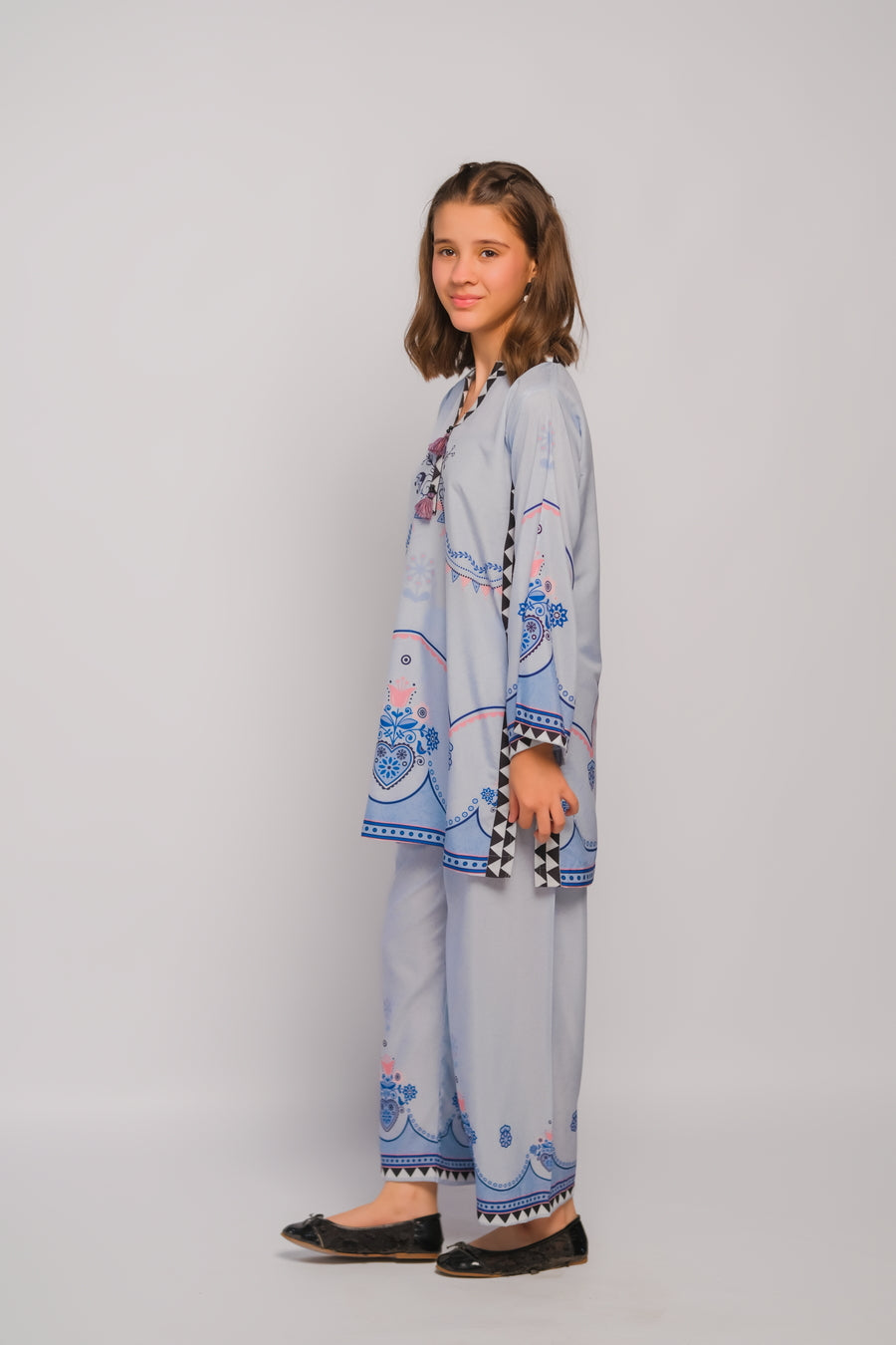 Sprinkles Stitched 2 Piece Summer Co Ord Sets Kids Collection'2025-Royal Radiance - 2pcs