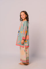 Sprinkles Stitched 2 Piece Summer Co Ord Sets Kids Collection'2025-Vibrant Vibes - 2pcs