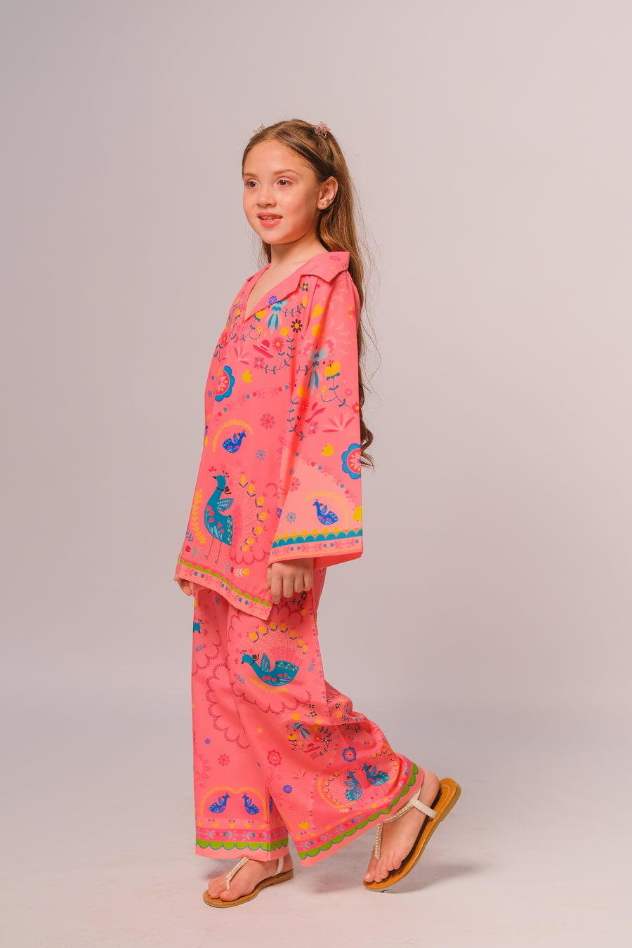 Sprinkles Stitched 2 Piece Summer Co Ord Sets Kids Collection'2025-Happy Hues - 2pcs