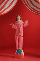 Sprinkles Stitched 2 Piece Summer Co Ord Sets Kids Collection'2025-Happy Hues - 2pcs