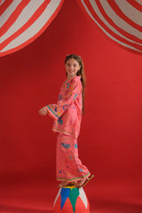 Sprinkles Stitched 2 Piece Summer Co Ord Sets Kids Collection'2025-Happy Hues - 2pcs