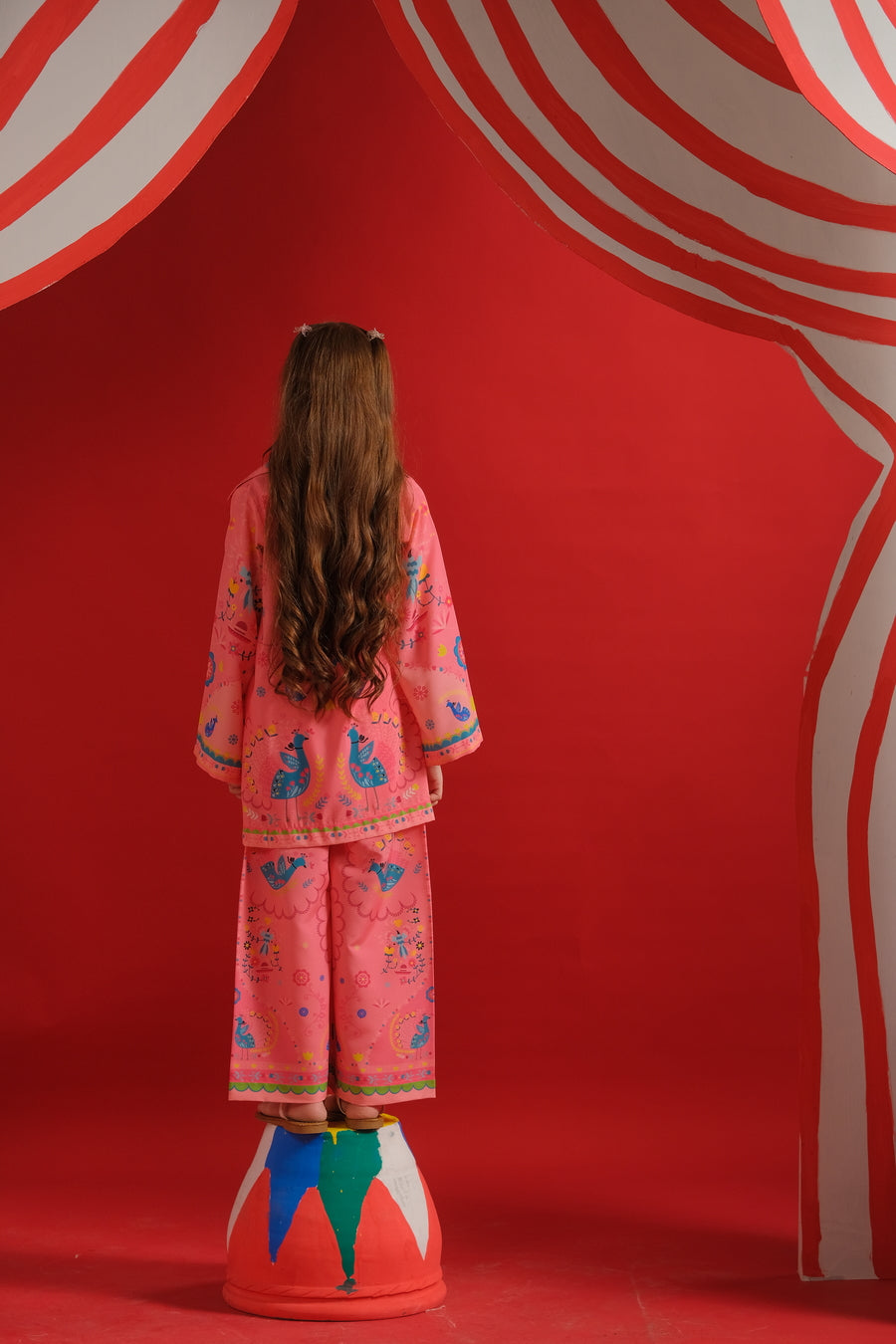 Sprinkles Stitched 2 Piece Summer Co Ord Sets Kids Collection'2025-Happy Hues - 2pcs