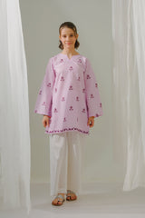 Sprinkles Stitched 1 Piece Summer Shirts Kids Collection'2025-Whimsical Floral Charm - 1pc - Embroidered