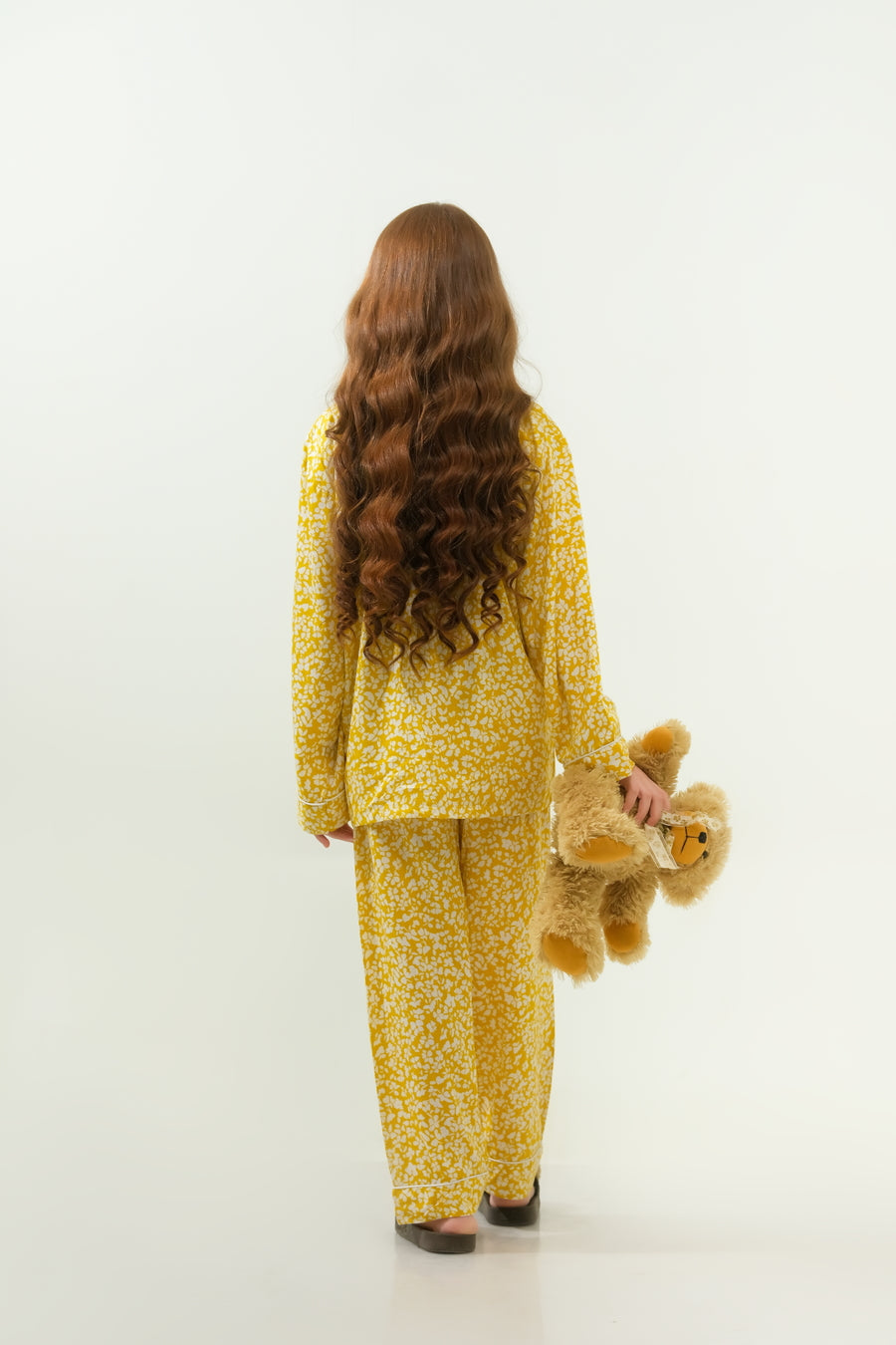 Sprinkles Stitched 2 Piece Winter Night Suit Kids Collection'2025-Sunshine Daisies - Night Suit - 2pcs