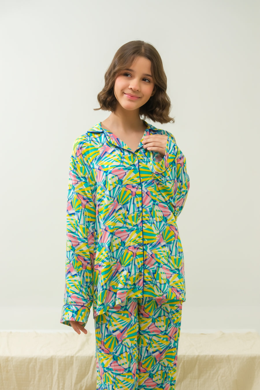Sprinkles Stitched 2 Piece Winter Night Suit Kids Collection'2025-Carnival Breeze - Night Suit - 2pcs