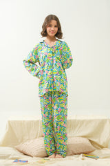 Sprinkles Stitched 2 Piece Winter Night Suit Kids Collection'2025-Carnival Breeze - Night Suit - 2pcs