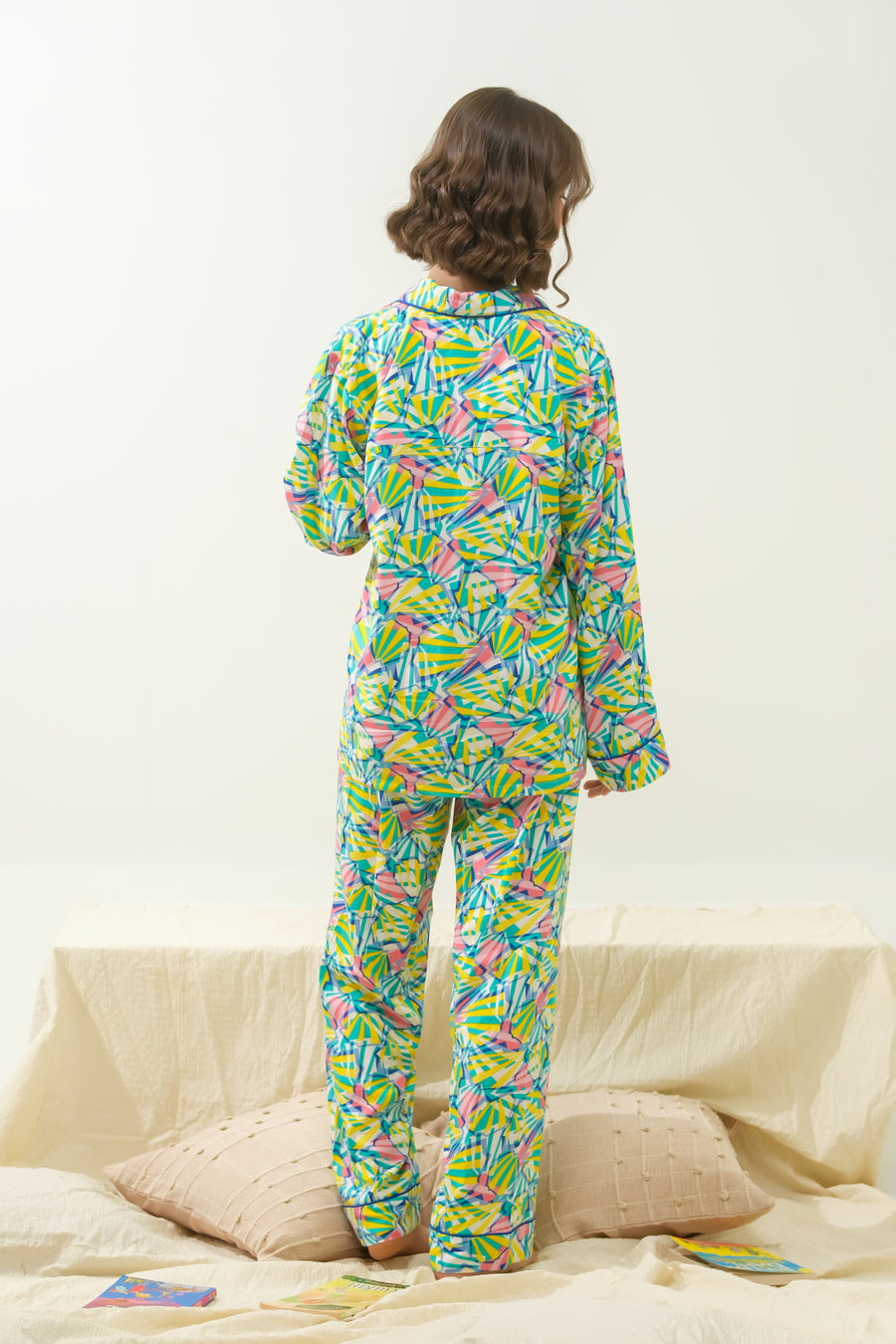 Sprinkles Stitched 2 Piece Winter Night Suit Kids Collection'2025-Carnival Breeze - Night Suit - 2pcs