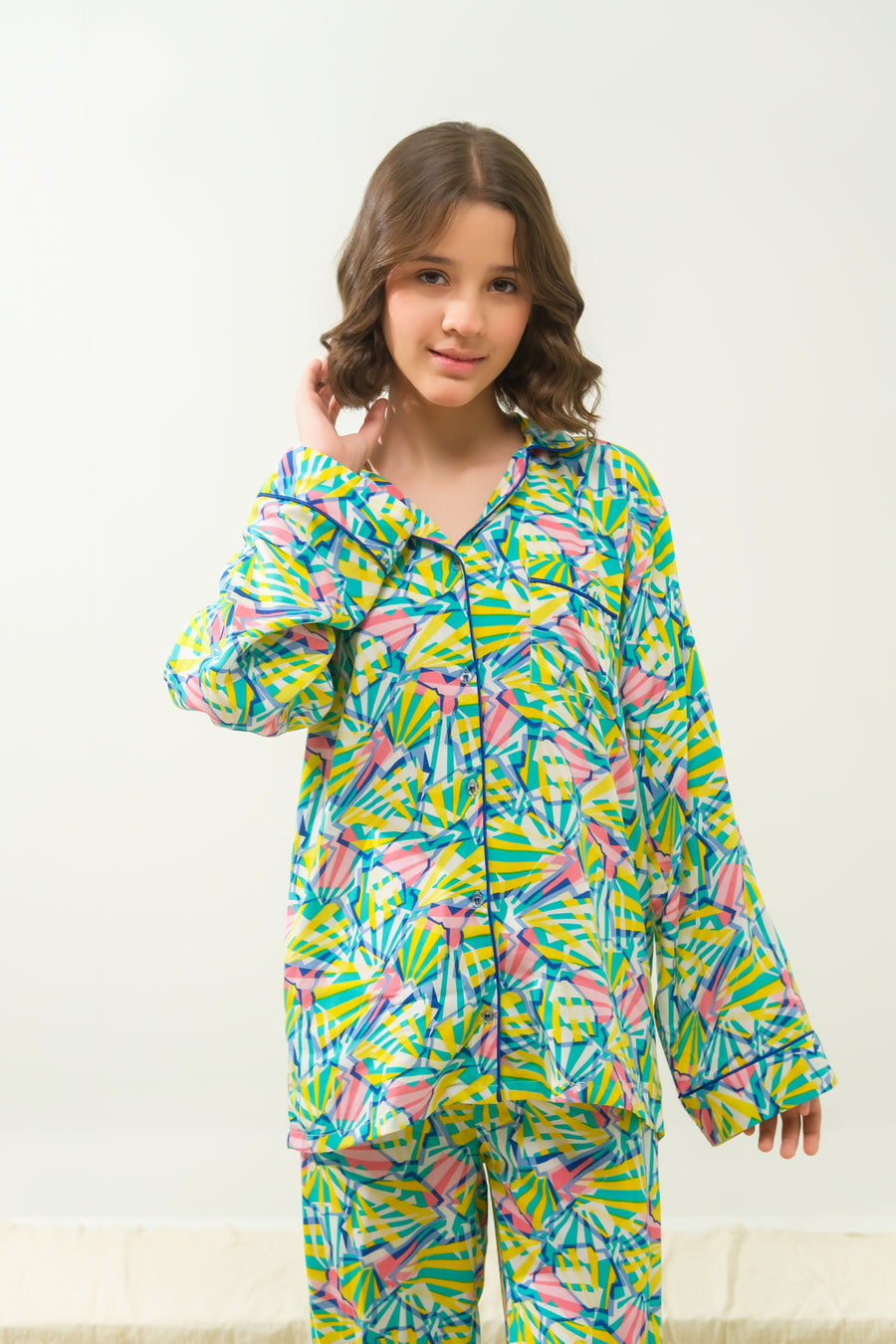 Sprinkles Stitched 2 Piece Winter Night Suit Kids Collection'2025-Carnival Breeze - Night Suit - 2pcs