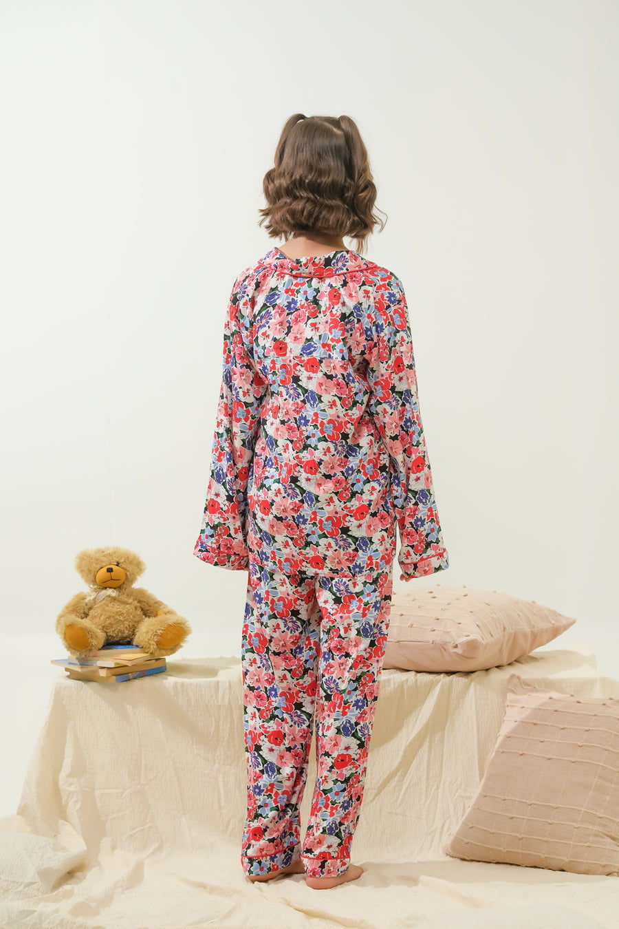 Sprinkles Stitched 2 Piece Winter Night Suit Kids Collection'2025-Bloom Splash - Night Suit - 2pcs