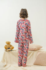 Sprinkles Stitched 2 Piece Winter Night Suit Kids Collection'2025-Bloom Splash - Night Suit - 2pcs