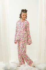 Sprinkles Stitched 2 Piece Winter Night Suit Kids Collection'2025-WhisperFlorals - Night Suit - 2pcs