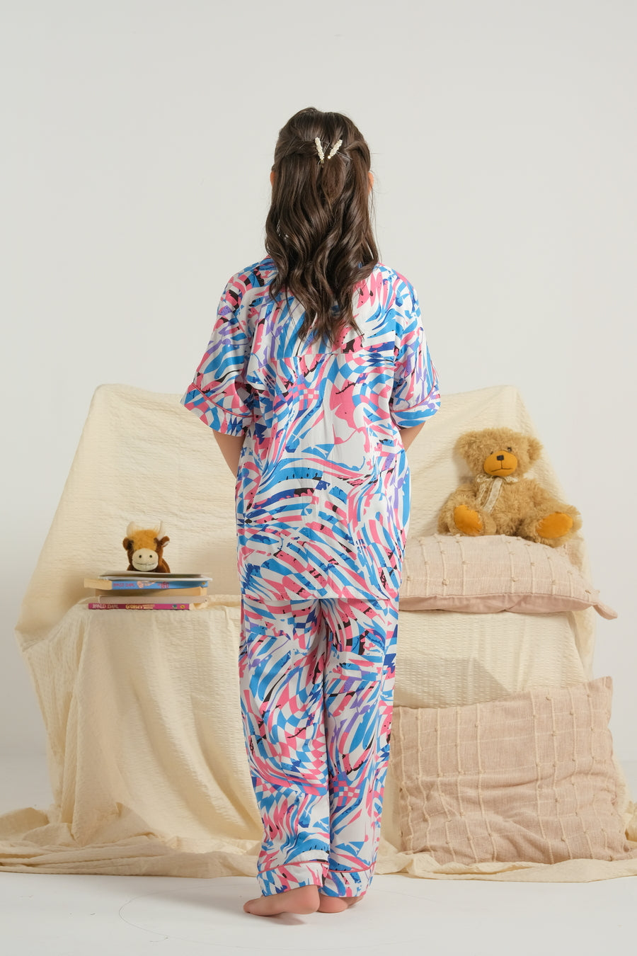 Sprinkles Stitched 2 Piece Winter Night Suit Kids Collection'2025-Color Splash Dream - Night Suit - 2pcs